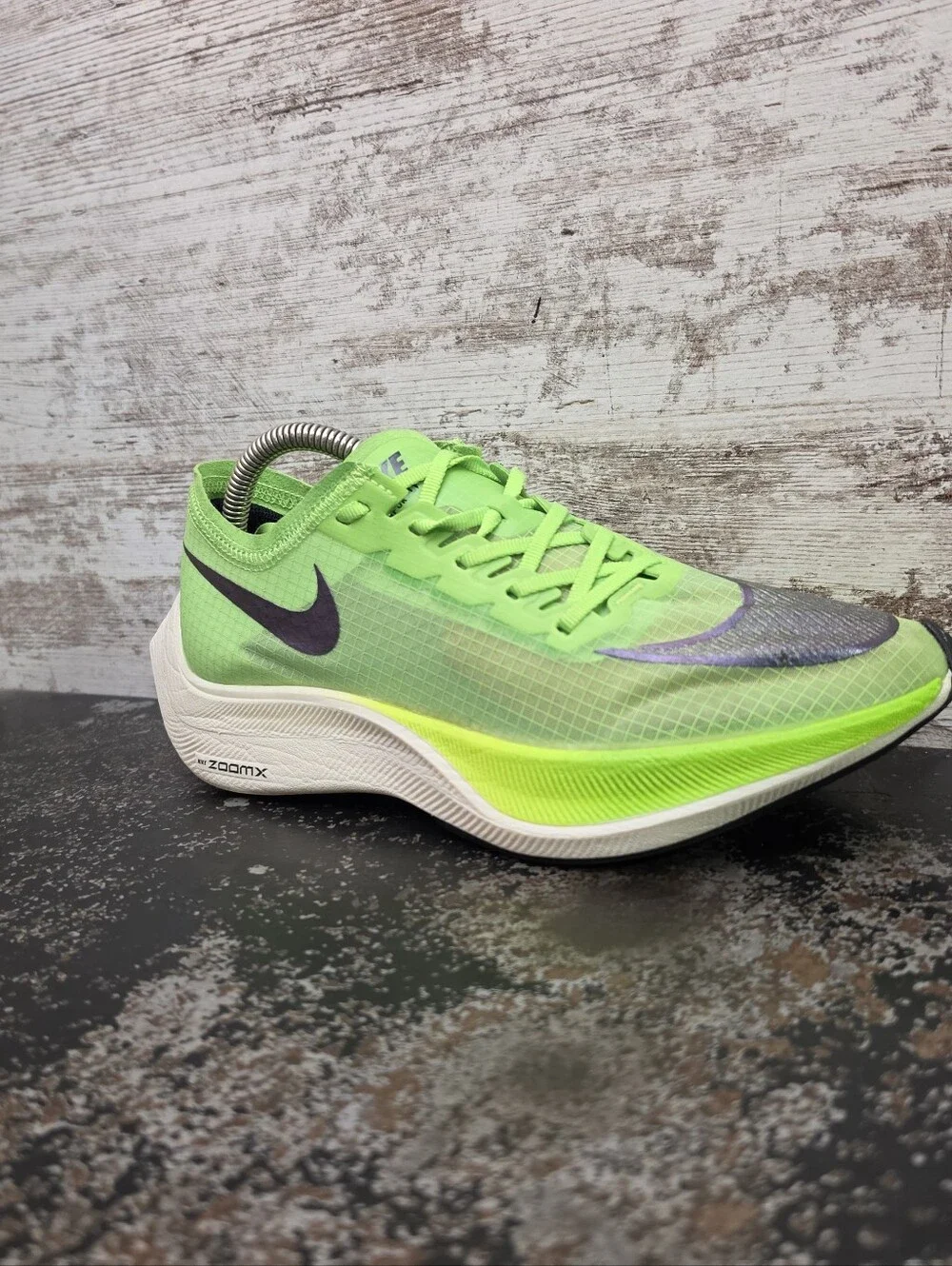 Mens Nike Vaporfly NEXT% Running Shoes Sz 6.5 Eur 39 AO4568 300 Electric Green